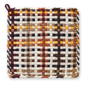 Barn Yard, Pot holder, Hot Pad, Kitchen ware, Handcrafted potholder, Cotton potholder, Cotton Hot pads, looms and loops potholders