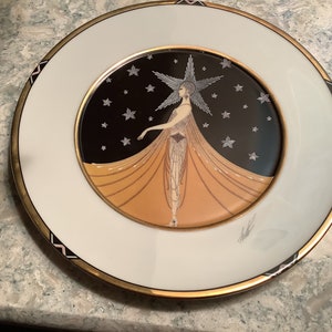 Erte New York New York Mikassa charger plate