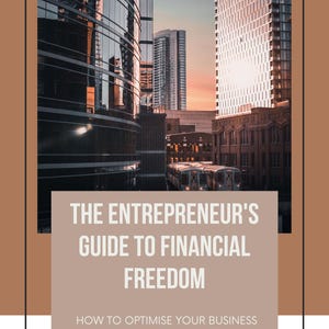 E-Book The Entrepreneur&#39;s Guide to Financial Freedom/Business Finances/Budget/Cash Flow/Investing/Risk/Reward/Revenue/Profit/Wealth/Future