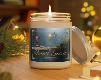 Vela perfumada Forest Spirit, decoración acogedora para el hogar, regalo de aromaterapia, regalo para amantes de la naturaleza, relajación, meditación, ecológico