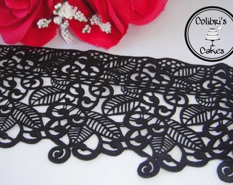 2 PICES - Edible Lace, Sugar Lace, Cake Lace,Wedding Cake, Baking and Cake Decorations, Cookies or Cupcakes.