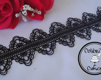 2 PIECES- Edible Lace, Sugar Lace, Cake Lace, Wedding Cake, Baking and Cake Decorations, Cookies or Cupcakes.