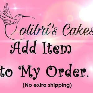 Add an Item to your Order. Please Ask before pay for this Item. Thank You.
