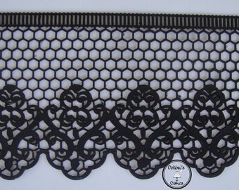 2 PICES- Edible Lace, Sugar Lace, Cake Lace,Wedding Cake, Baking and Cake Decorations, Cookies or Cupcakes.