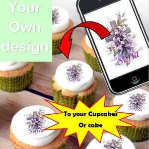 Cake topper Edible icing/frosting sugar sheet - images for cakes,  cupcakes, cookies, treats edible cake topper. Uncut.