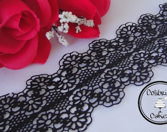 2 PIECES - Edible Lace, Sugar Lace, Cake Lace, Wedding Cake, Baking and Cake Decorations, Cookies or Cupcakes.