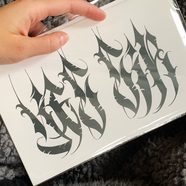 Yes Sir Tattoo Etsy New Zealand