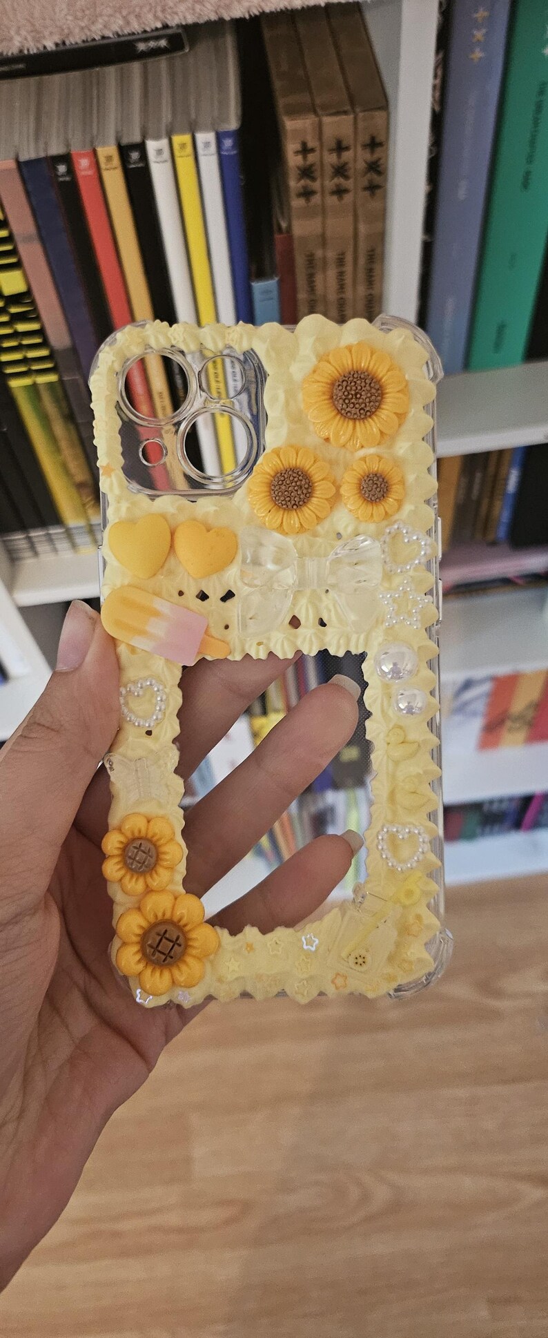 DM me first please! Custom Decoden Decorated Phonecases KPOP Photocard holding cases [DM Me first please!] image 5
