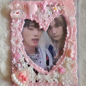 CUTE KPOP Heart Decorated Toploader