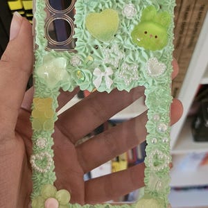 DM me first please! Custom Decoden Decorated Phonecases KPOP Photocard holding cases [DM Me first please!] image 6