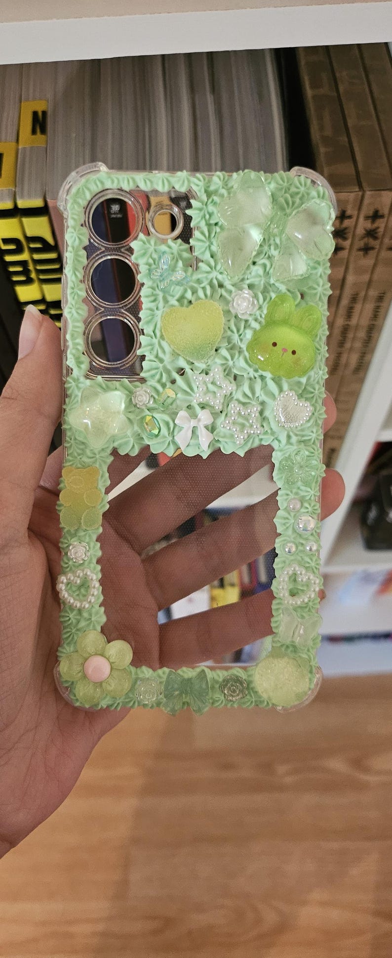 DM me first please! Custom Decoden Decorated Phonecases KPOP Photocard holding cases [DM Me first please!] image 6
