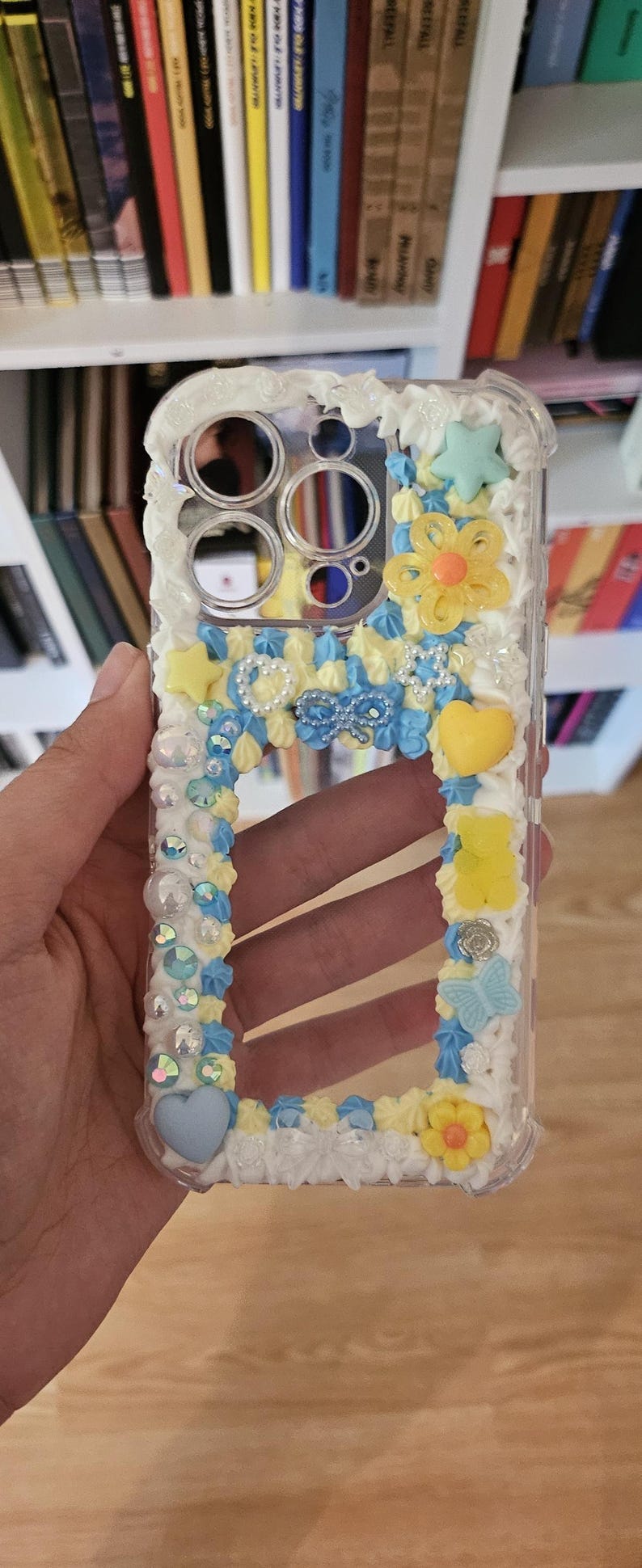 DM me first please! Custom Decoden Decorated Phonecases KPOP Photocard holding cases [DM Me first please!] image 4