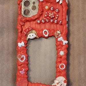 DM me first please! Custom Decoden Decorated Phonecases KPOP Photocard holding cases [DM Me first please!] image 3