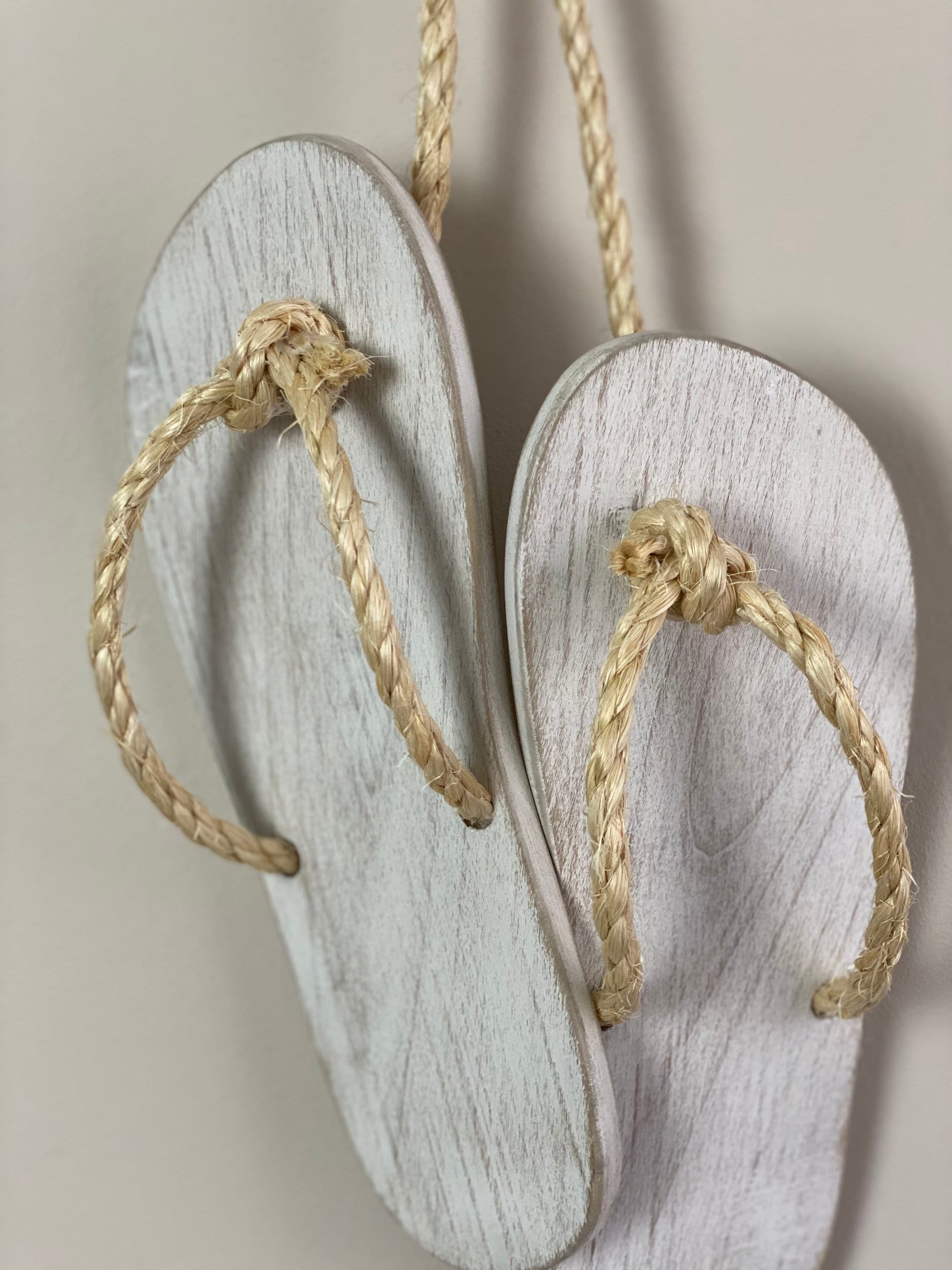 Handmade Reclaimed Wooden Flip Flops Coastal Nautical Etsy