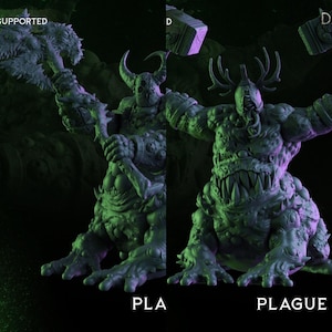 Plague Brothers  - Dark Gods - Resin Miniature for Tabletop War Gaming, D&D, Pathfinder, other RPG&#39;s