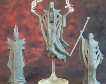 Red Wizard - Yasashii Kyojin Studio - Mini imprimé en résine pour jeux de table, donjons et dragons, Pathfinder et autres RPG