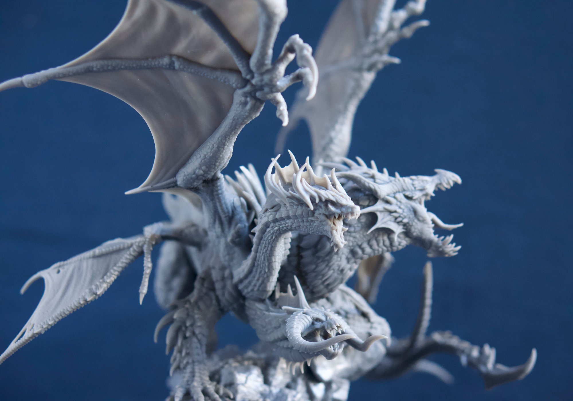 Tiamat 5 Heads With 4 Wings Lord of the Print D&D Dungeons Etsy Singapore