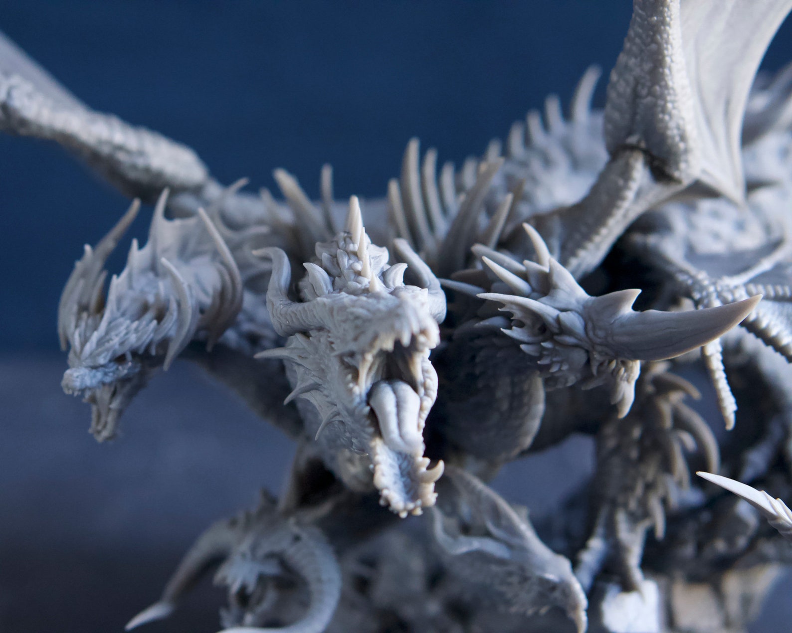 Tiamat 5 Heads With 4 Wings Lord of the Print D&D Dungeons Etsy Singapore