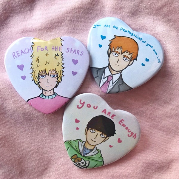 Motivational Mob Heart Button