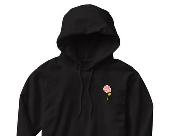 Single Rose Hoodie