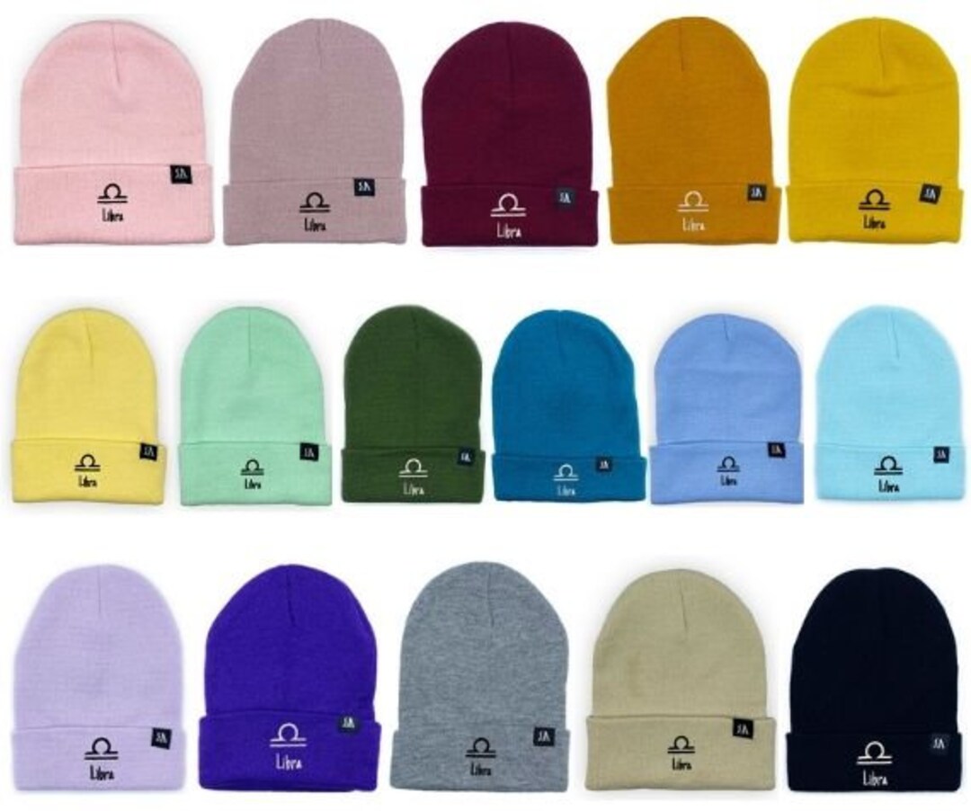 Libra Zodiac / Astrology Sign Beanie Hat / Tuque - Multiple  display picture 1