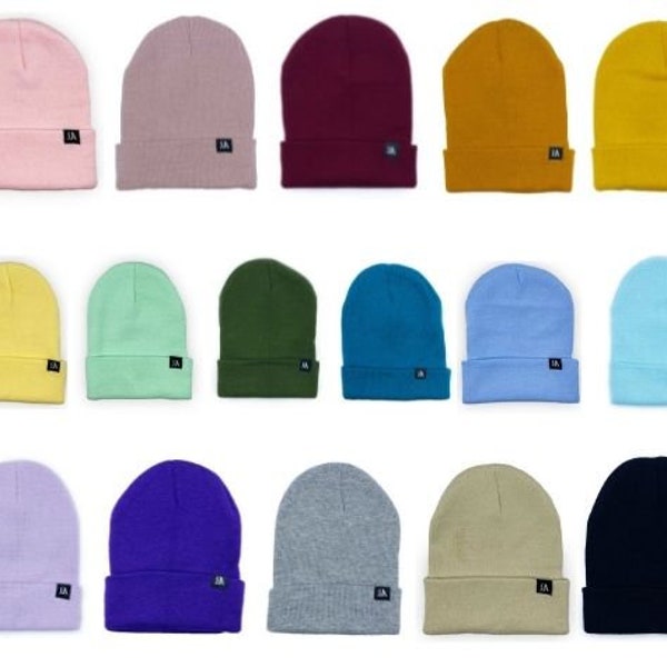 Bonnet/tuque simple - Plusieurs couleurs disponibles