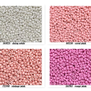 Ø 4 mm * Rocailles * 25 g (80,00 EUR/chilo) * Perle di vetro * 6/0 * SCELTA COLORE * bianco * rosato * rosa