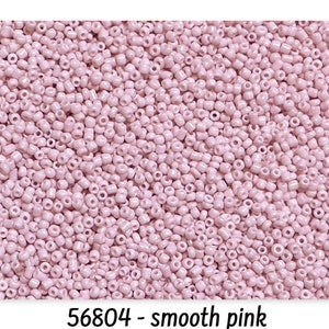 Ø 2 mm • Rocailles 12/0 • Perle di vetro • 25 g • circa 800 pezzi • rosa liscio • (80,00 EUR/chilo) • Codice articolo: 56804