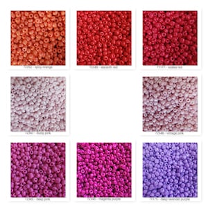 Ø 4 mm • Rocailles 6/0 • Perle di vetro • 25 g • circa 300 pezzi • molti colori tra cui scegliere • (80,00 EUR/chilo)