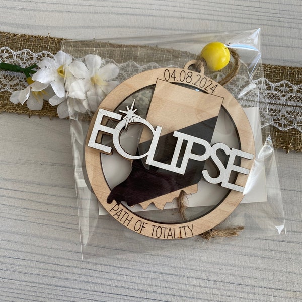 Indiana Eclipse Ornaments