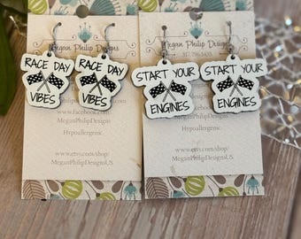Race Day Dangle Earring
