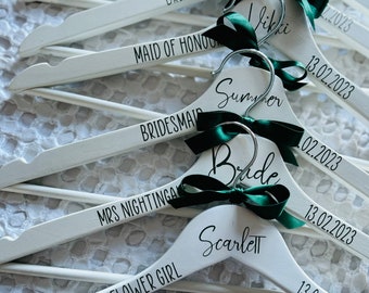 Personalised hangers / wedding / bridesmaid