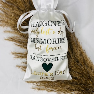 Hangover / party favours / hangover kits / wedding