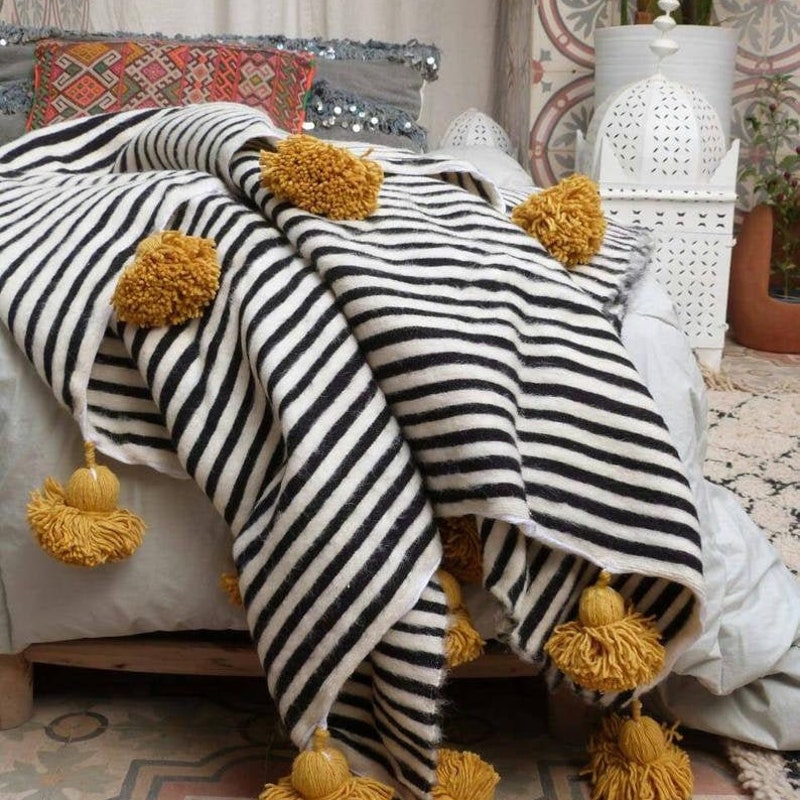 Moroccan Throw - Etsy