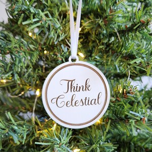 Set of 25/50/75/100 Christmas Think Celestial Ornament for Christmas Tree great as a gift