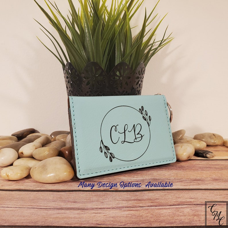 Custom/personalized Laser Engraved Faux Leather ID Etsy