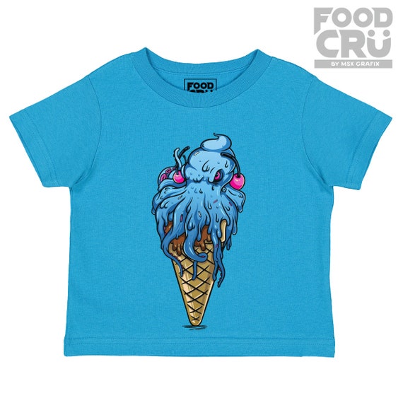 Octopus Tentacle Ice Cream Cone T-Shirt Octopus Tentacle Ice Cream Cone T-Shirt