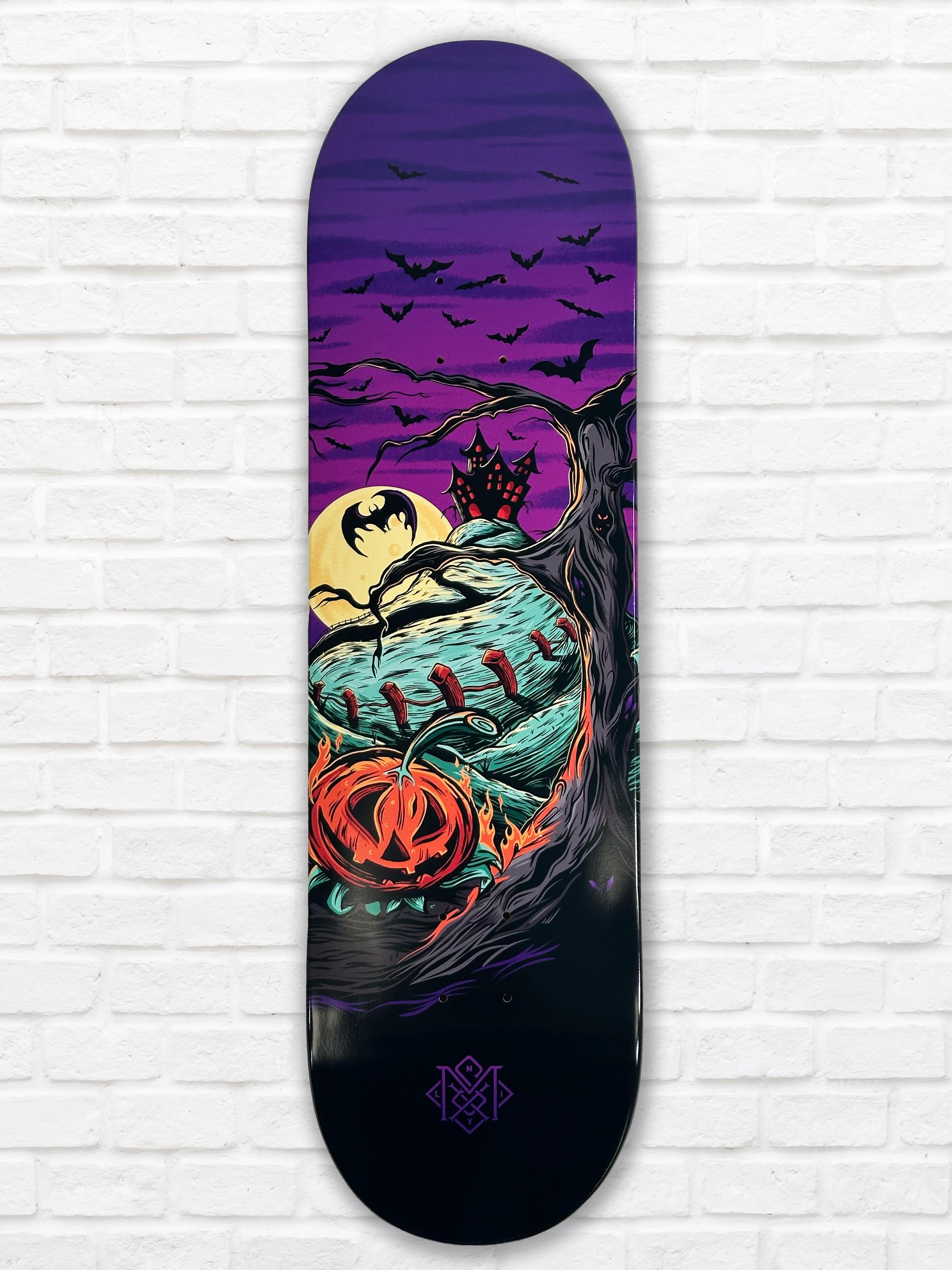 Skull Skate Deck - Etsy