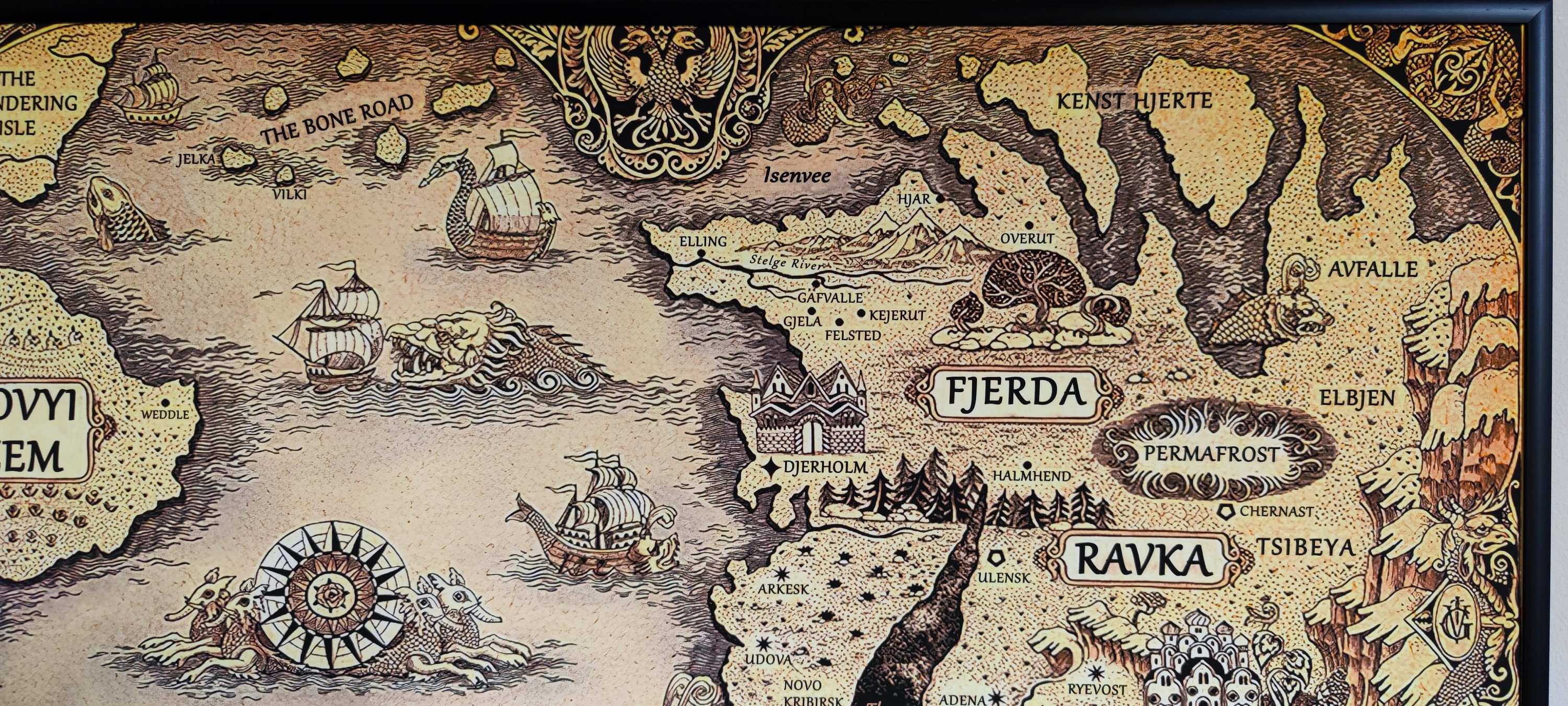 High Quality Grishaverse World Map From the Grisha Universe - Etsy UK