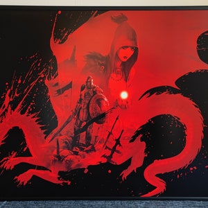 Dragon Age Origins Zevran Arainai Art Print 11x17 inch Open 
