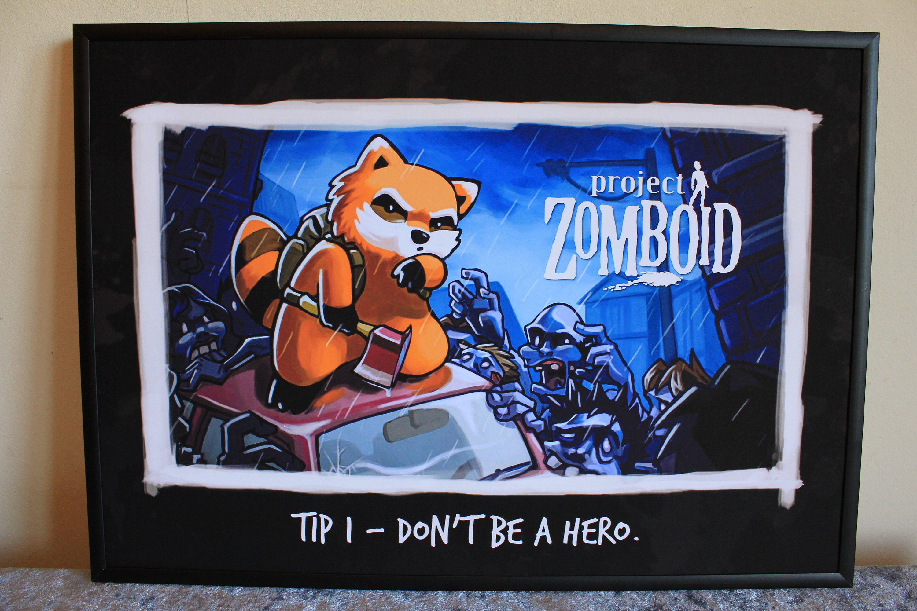 High Quality Picture of Spiffo Tip 1 A3 Project Zomboid Etsy