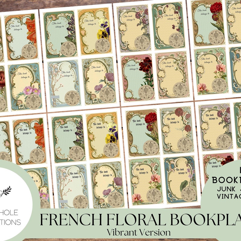 Digital Bookplates - Etsy