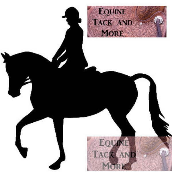 Arabian Hunter Pleasure Horse Outline svg, ai, and dxf, and png Laser Cut File - INSTANT DOWNLOAD