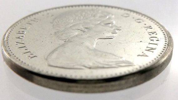 1968 Canada Five 5 Cents Nickel Uncirculated New Canadian Coin New
