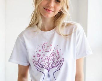 Discreet bi pride Boho Mystical shirt Bi wife energy shirt Bisexual gift Subtle bi pride shirt Subtle bisexual tee Bi pride merch Aesthetic