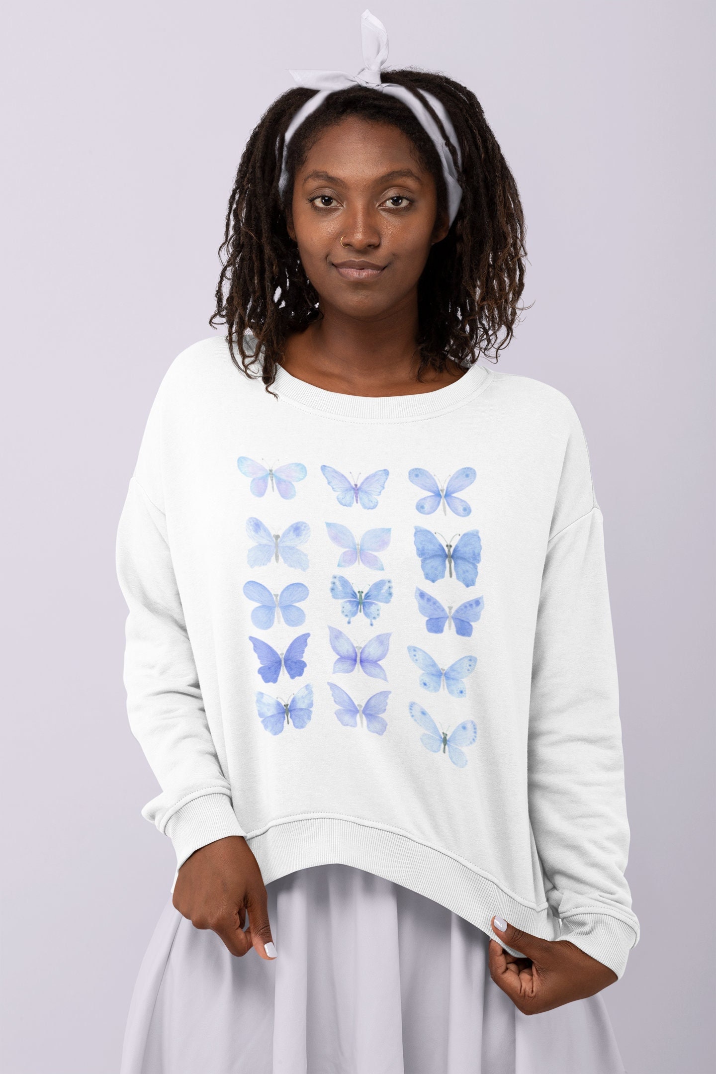 White butterfly sweater new arrivals