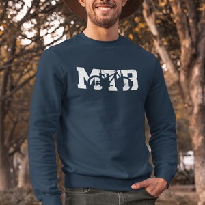 E.T. Officially Licensed Biking Distressed Sweatshirt - Heather Grey Retro Graphic Pullover - View #3