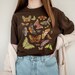 Moth t shirt Goblincore clothing Dark cottagecore clothing Grunge fairycore shirt Alternative clothes Nature gift Weird present ideas in UK