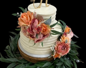 Custom Cascading Cake Flowers (cake not included)