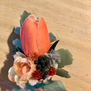 Boutonniere for Groom or Groomsmen Custom Made to Order image 6